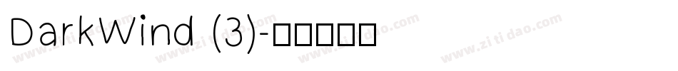 DarkWind (3)字体转换